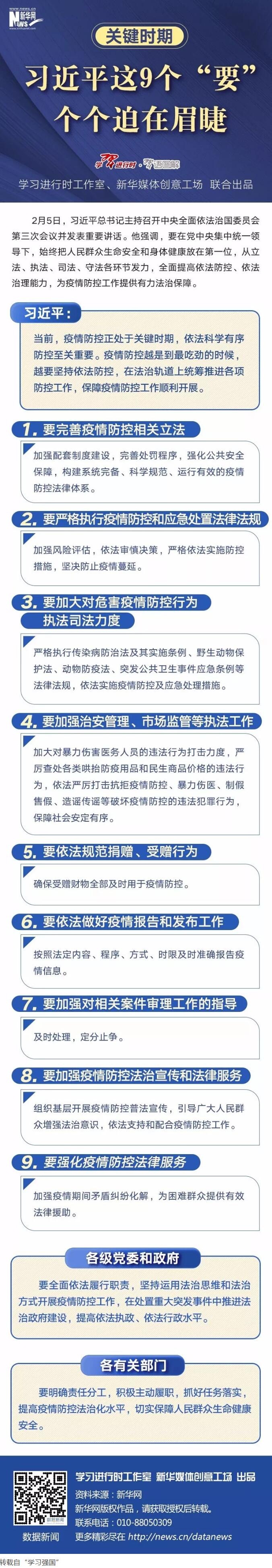 標題：關(guān)鍵時期，習近平這9個“要”個個迫在眉睫
瀏覽次數(shù)：344
發(fā)表時間：2020-02-12